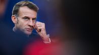 Emmanuel Macron lähikuvassa.