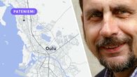 Kuvakollaasissa kartta jossa näkyy Pateniemen sijainti oulussa ja Joni Skiftesvik.