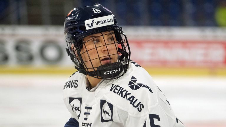 Emmi Juusela i landslaget.