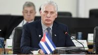 Kuuban presidentti Miguel Díaz-Canel Brics-maiden kokouksessa.