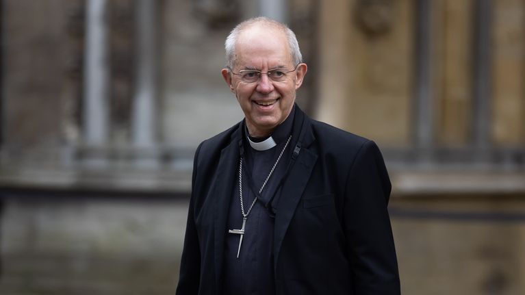 Canterburyn arkkipiispa Justin Welby.