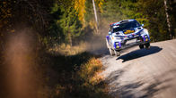 Roope Korhonen ajaa Kiteen SM-rallissa.