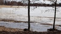 Jäätynyttä Kallaveden pintaa Kuopiossa.