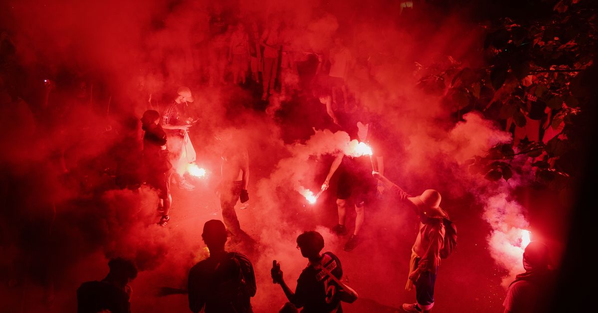 Kaos runtom Frankrike efter PSG:s Champions League-titel – 780 gripna