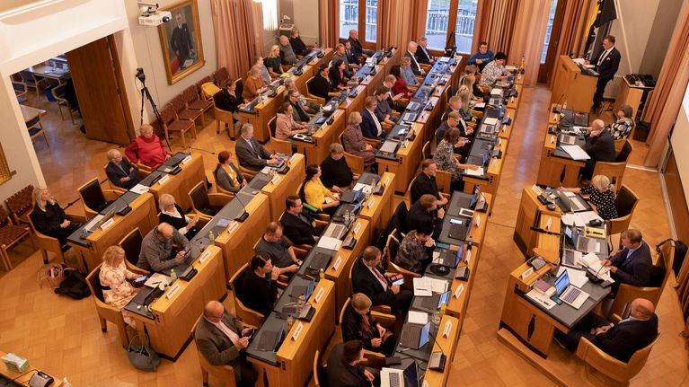 Mikkelin kaupunginvaltuuston kokous.