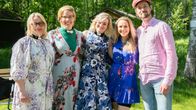 Kristiina Hyppölä, Tiina Haukijärvi, Elina Vaittinen, Ilta ja Janne Salmenkangas Reissukirkossa.