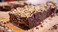 Rocky christmas road