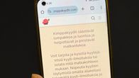 Puhelimen näytöllä näkyy sovellus, jossa voi sopia kimppakyydeistä.