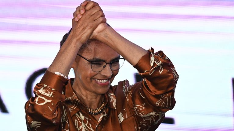 Brasilian uusi ympäristöministeri Marina Silva.