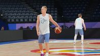 Sasu Salin treeneissä MM-kisoissa Okinawassa keskiviikkona 23. elokuuta 2023.