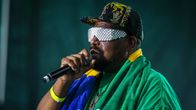 Hiphop-artisti Afrika Bambaataa.
