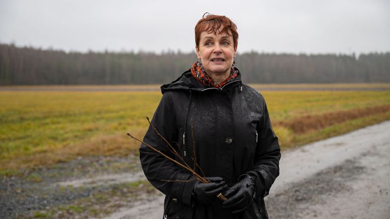 Erja Huusela-Veistola Jokioisilla. 