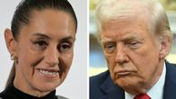 Kuvakollaasi, jossa Claudia Sheinbaum ja Donald Trump.