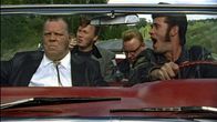 Vesa-Matti Loiri, Tommi Korpela, Jari Nissinen ja Jari Pehkonen lyhytelokuvassa Rumble.