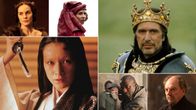 Vasemmalta ylhäältä myötäpäivään: Michelle Dockery, Clémence Poésy, Al Pacino, Alun Armstrong, Patterson Joseph, Mieko Harada