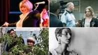 Kollaasi Teeman Rakkautta & Anarkiaa -elokuvista syksyllä 2018: Faithfull, Valmistujaiset, Peggy Guggenheim - taiteen rakastaja, Kasvot, kylät