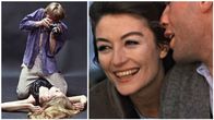 David Hemmings ja Veruschka sekä Anouk Aimée ja Jean-Louis Trintignant, kuvat elokuvista Blow-up ja Mies ja nainen.