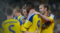 Alexander Isak firar mål i VM.