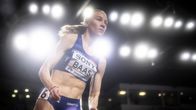 Mette Baas MM-halliyleisurheilukisoissa 2026.