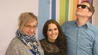 Anne Mattila, Olga Ketonen ja Jami Liukkonen Levylautakunnassa