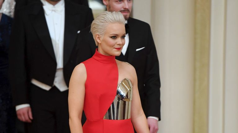 Anna Puu Linnan juhlissa 2018.