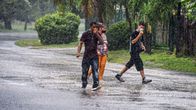 Hurrikaani Idan tuomia sateita Kuubassa.