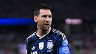 Lionel Messi Jordaniaa vastaan.