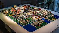 Oulun keskusta rakennettu Lego-palikoilla