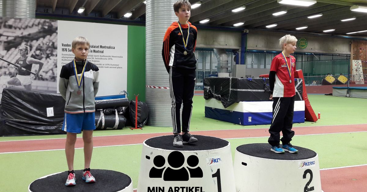 Fina framgångar för IF Raseborg i inomhus DM i friidrott | Mitt Yle ...