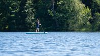 SUP-lautailua Tohloppijärvellä.