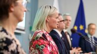 Sari essayah, Riikka Purra, Petteri Orpo ja Anders Adlercreutz.