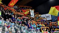 Jokerits fans på bortamatch i Lahtis.