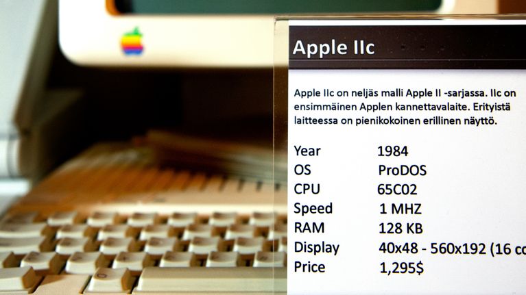 Apple IIc -tietokone.