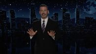 Jimmy Kimmel talar i tv-studio. 