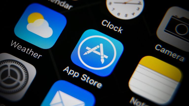 App Store -logo kännykässä