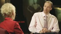 Toimittaja Maarit Tastula ja hiihtäjä Mika Myllylä