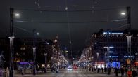 Hämeenkadun valoverhot.