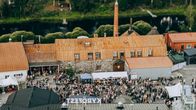 Ilmakuvaa Kyröfesteiltä Isostakyröstä vuodelta 2024.