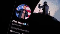 Kuvakaappaus viestipalvelu X:stä, Elon Muskin tilin sivu.