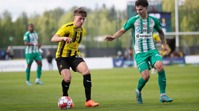 Honkas Dario Naamo i match mot KTP 2023.