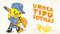 Nimimerkki Farbror (Arnold Tilgmann) teki lapsille sota-ajan kuvakirjan.