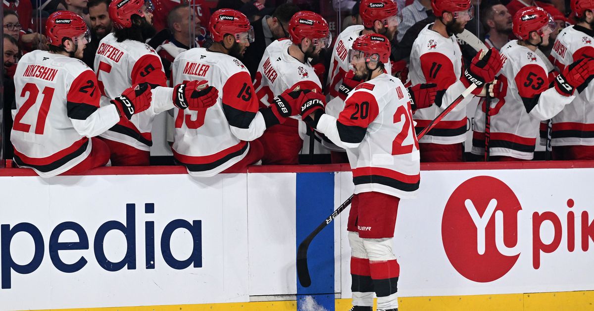 Carolina har matchboll i konferensfinalen mot Montreal – Sebastian Aho segerskytt