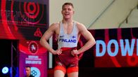 Oliver Pada under U23-EM. Han ser glad ut.