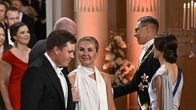 Sami ja Emilia Välimäki Linnan juhlissa 2025.