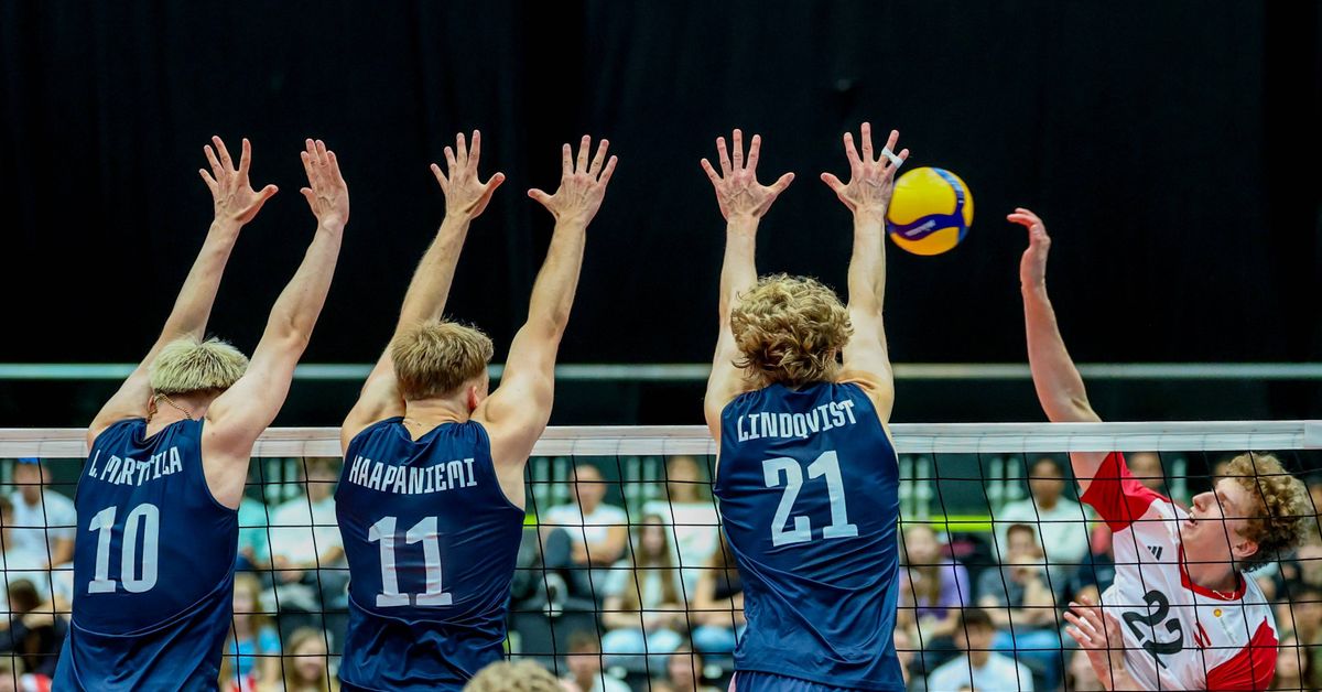 Suomen miesten lentopallomaajoukkue aloitti Euroopan liigan selvällä voitolla