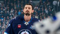 NHL-maalivahti Connor Hellebuyck.