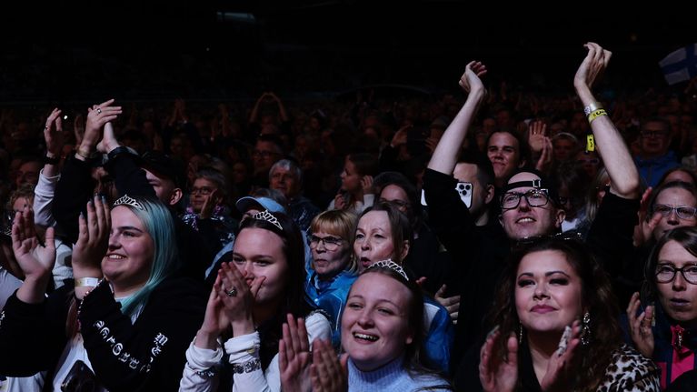 Yleisöä, Katri Helenan jäähyväiskonsertti Olympiastadionilla 16.08.2025.