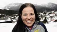 Krista Pärmäkoski träffade media i Seefeld på fredagen.