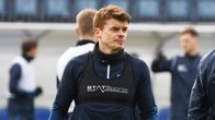 Albin Granlund på FC Inters träningar.