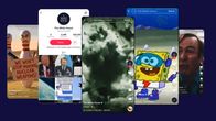 Bildkollage från Vita husets konto på Tiktok och de memevideos som publicerats där.